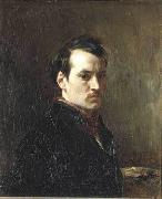 Alfred Dehodencq Portrait de l artiste oil painting